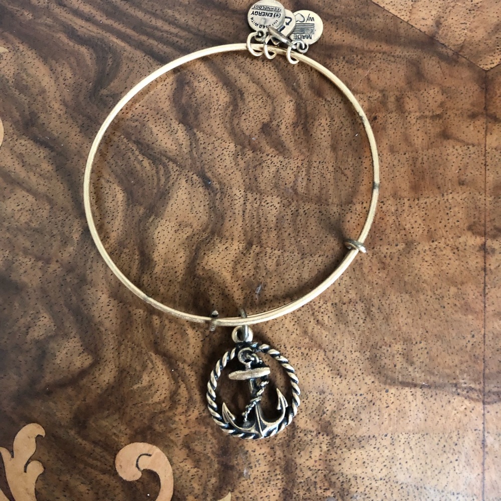 Alex and Ani anchor bracelet